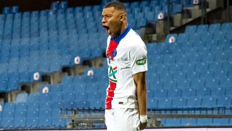 (VIDEO) POR PENALES: PSG sufrió en la Copa de Francia pese al doblete de Mbappé