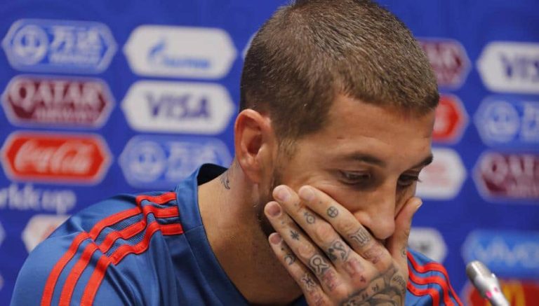 Sergio Ramos reconoce que no está para ir a la Eurocopa