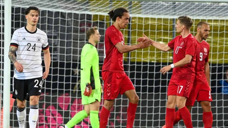 EMPATE AMISTOSO entre Alemania y Dinamarca