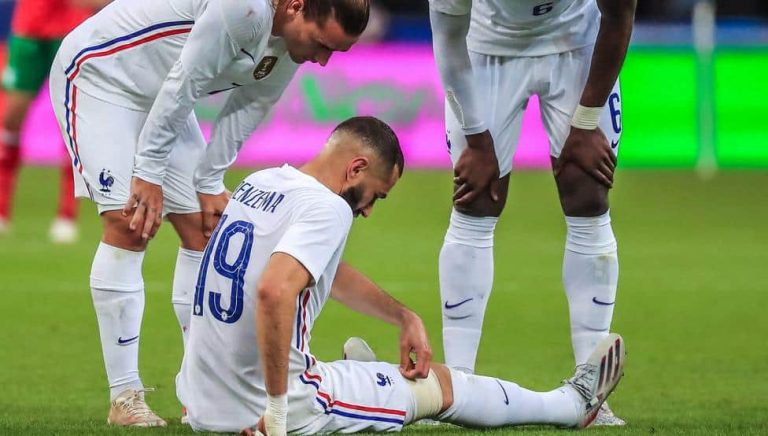 La lesión de Benzema se quedó en un susto