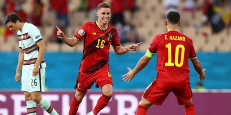 (VIDEO) POR LA MÍNIMA: Bélgica ‘despachó’ a Portugal de la Euro 2020
