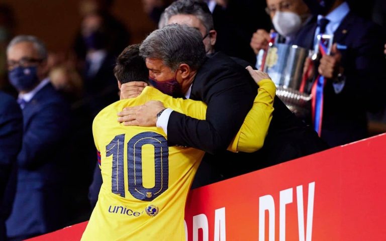 (VIDEO) Laporta, sobre la renovación de Messi: “Tranquilos”