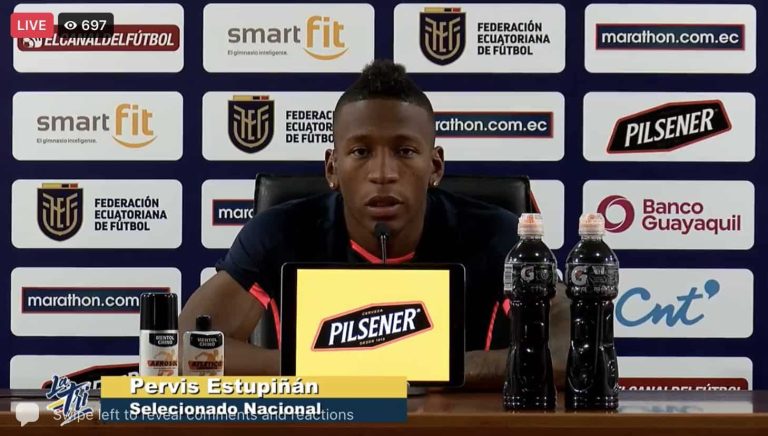 Pervis Estupiñán: “Será un partido muy diferente contra Perú”