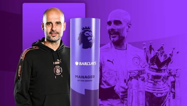 Guardiola, DT de la temporada en Inglaterra