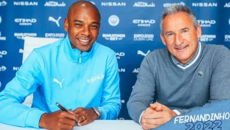 Fernandinho renueva con el Manchester City