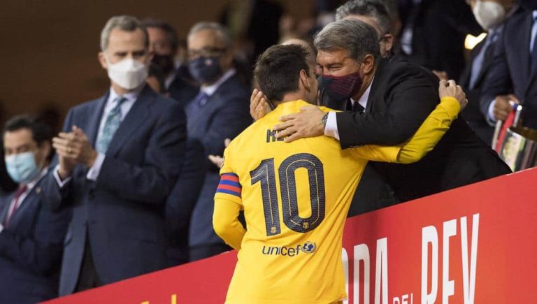 Laporta: “Que firme Messi no depende de la auditoría”