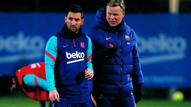¿El futuro de Messi? Koeman: “No sé”