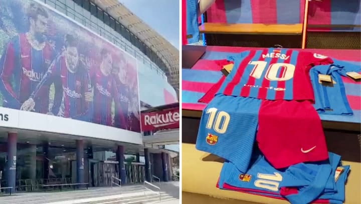 Messi “sigue presente” en el Camp Nou