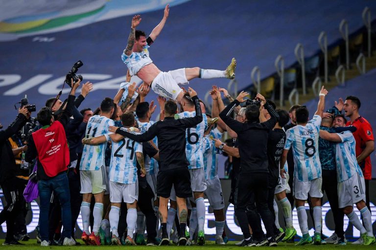(VIDEO) EL FESTEJO de Messi y compañía tras ganar la Copa América
