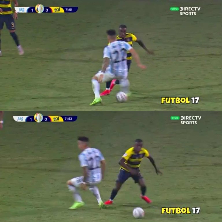 (VIDEO) CAÑO A LAUTARO: El lujo de Jhegson Méndez ante Argentina