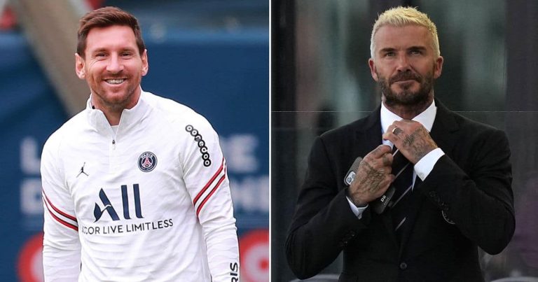 En Inglaterra aseguran que Beckham llamó a Messi para llevarlo a la MLS