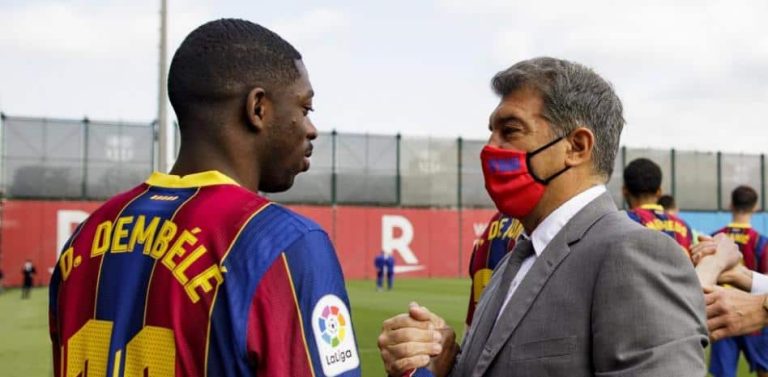 La renovación de Dembélé va por buen camino