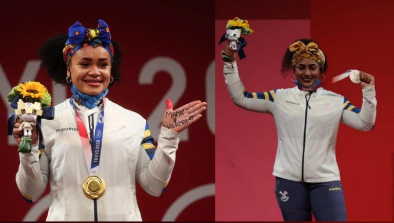 (FOTO) “A las mujeres más fuertes del mundo”: El homenaje de IDV a las medallistas