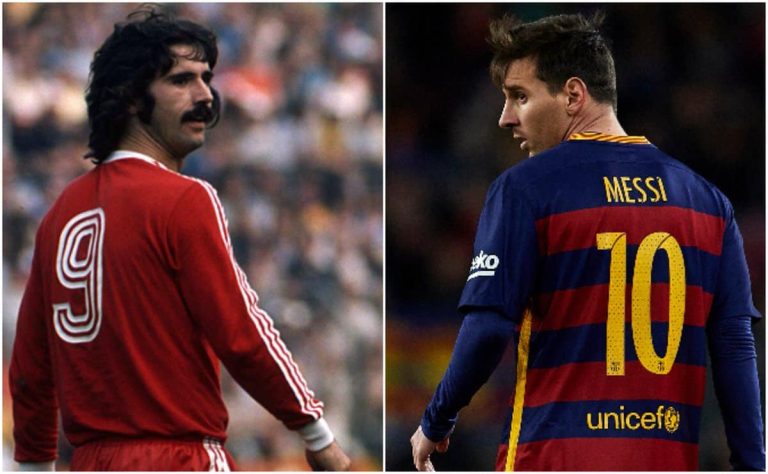 Los cuatro récords de Gerd Müller que rompió Lionel Messi