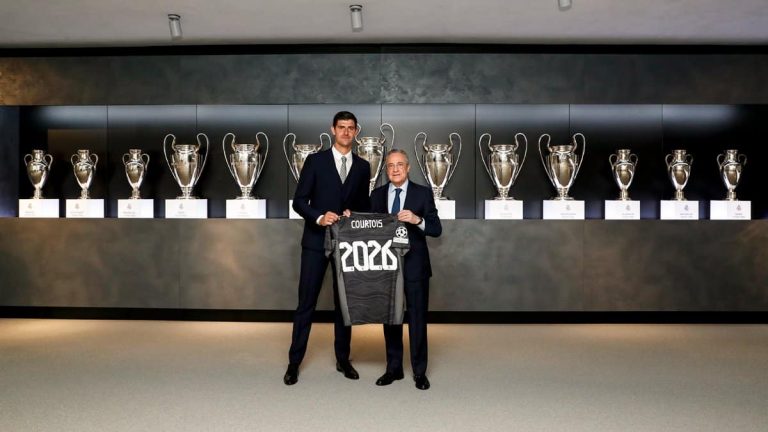 (VIDEO) Courtois renovó con el Madrid hasta el 2026