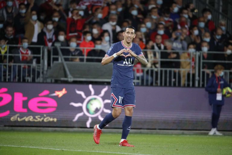 (VIDEO) COMO EN LA FINAL: Golazo de Di María en el triunfo del PSG sin Messi ni Neymar