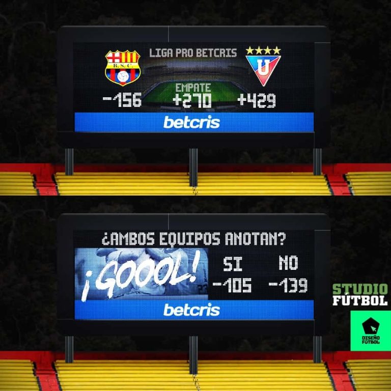 En Betcris: Los pronósticos del BSC vs LDU