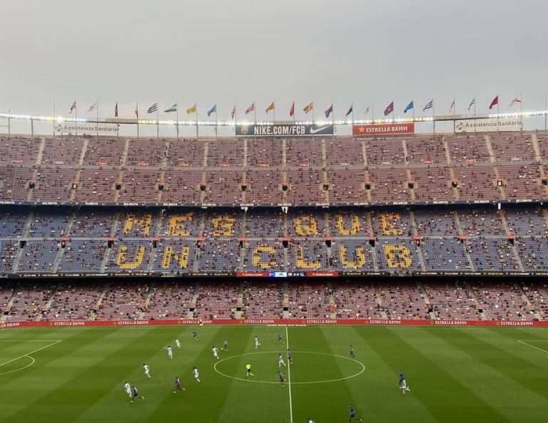 (VIDEO) Unos aplaudieron, otros pifearon: dividida ovación a Messi en el Camp Nou