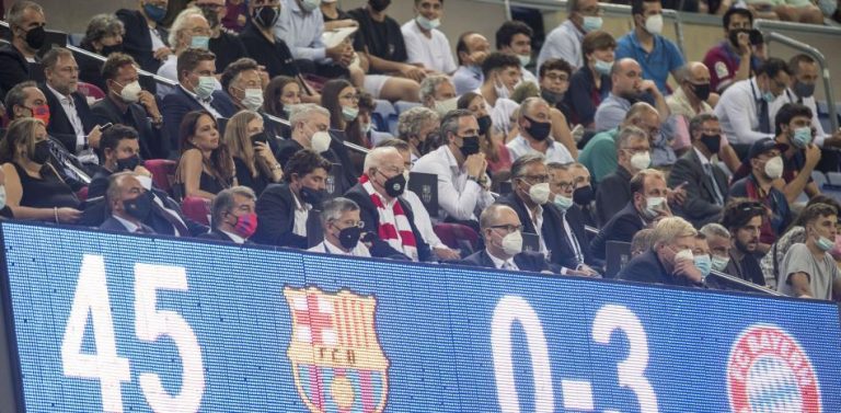 POR EL 0-3: Inconvenientes en el palco del Camp Nou