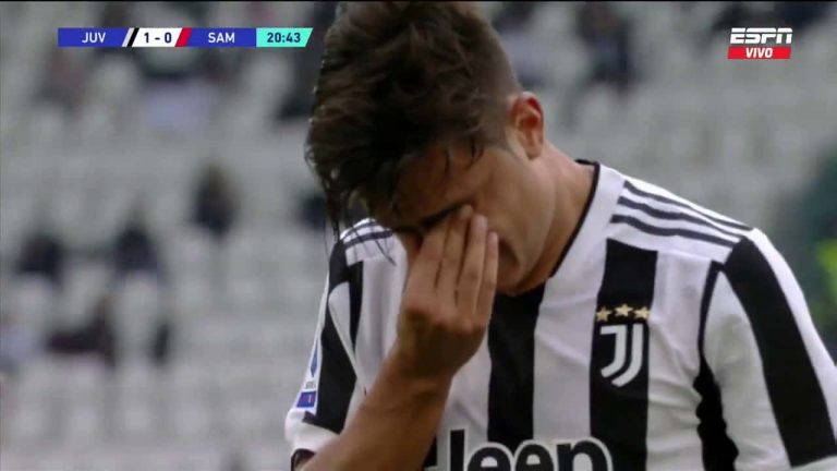 (VIDEO) ENTRE LÁGRIMAS: Paulo Dybala salió lesionado en Italia