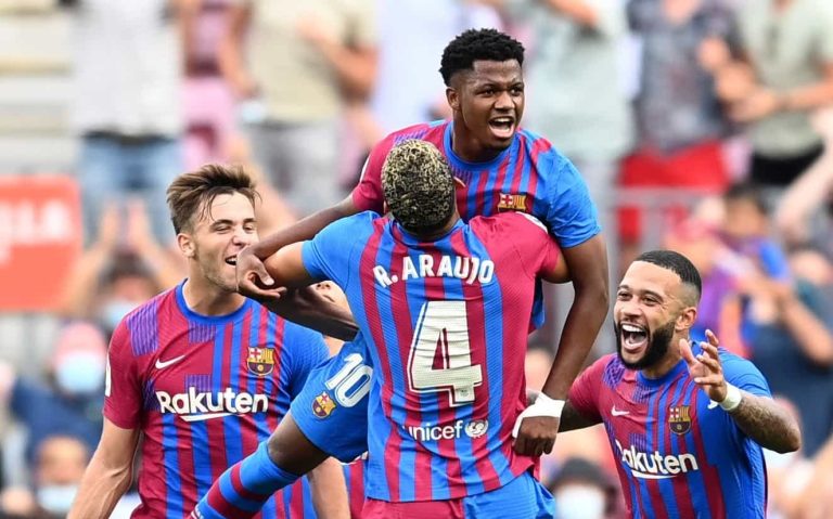 (VIDEO) CON GOL DEL 10: El Barca goleó en el regreso de Ansu Fati