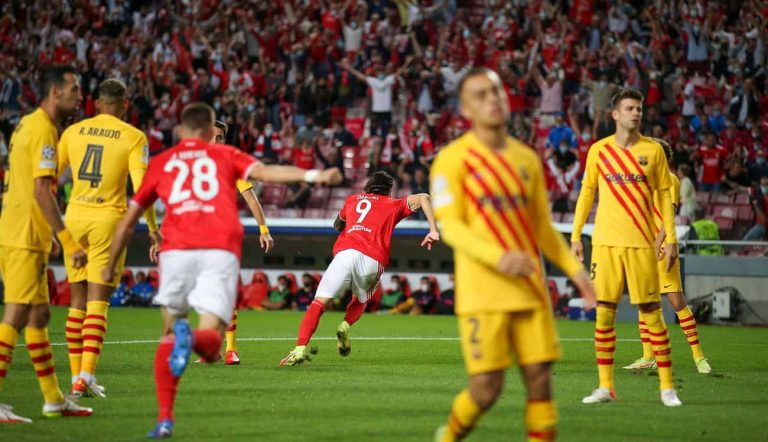 (VIDEO) DEBACLE DEL BARÇA: Goleado por el Benfica en Champions