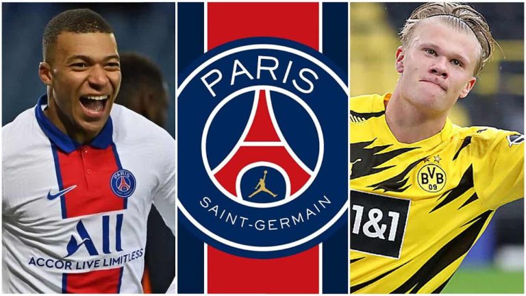 PSG quiere a Haaland por Mbappé