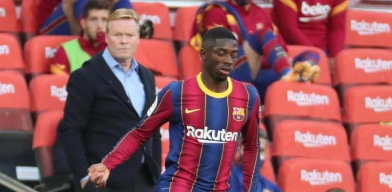 Koeman apuesta por la continuidad de Dembélé