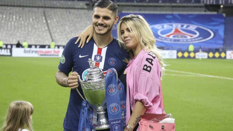 Icardi reapareció en los entrenamientos del PSG
