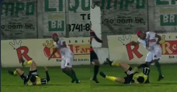 Liberaron al futbolista que casi mata a un árbitro en Brasil