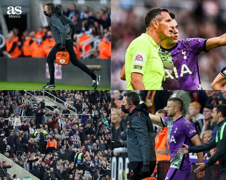 (VIDEO) Newcastle – Tottenham fue suspendido tras una urgencia médica