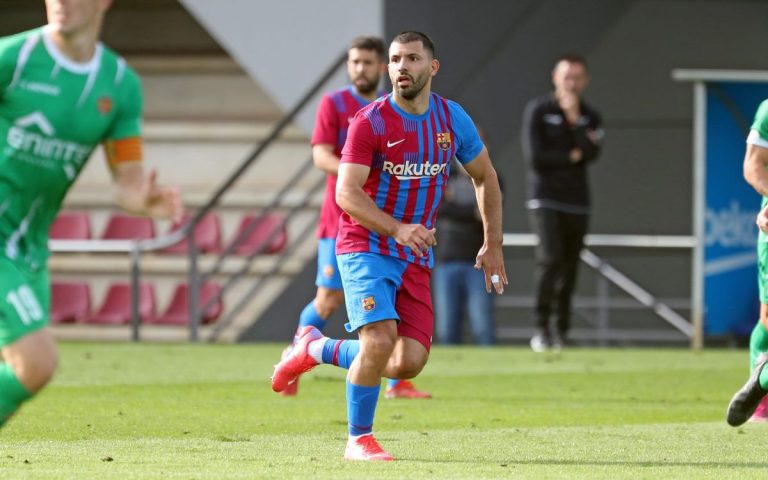 (VIDEO) Agüero jugó un amistoso y marcó