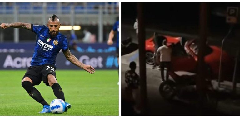 (VIDEO) Otro escandalo de Vidal: En estado de embriaguez previo a viajar con su selección