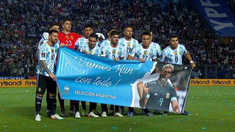 (FOTO) El mensaje de apoyo de Argentina para Kun Agüero
