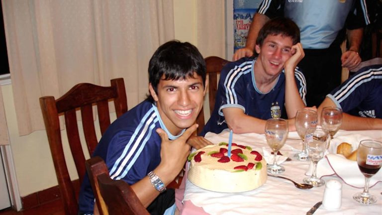 Messi y su despedida a Sergio Agüero