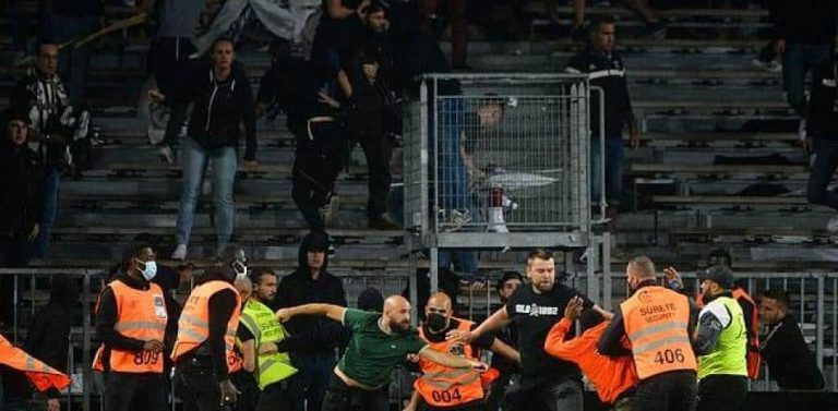 Ratificada la sanción al OM por los incidentes de Angers