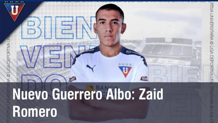 (VIDEO) OFICIAL: Zaid Romero, nuevo refuerzo de Liga de Quito