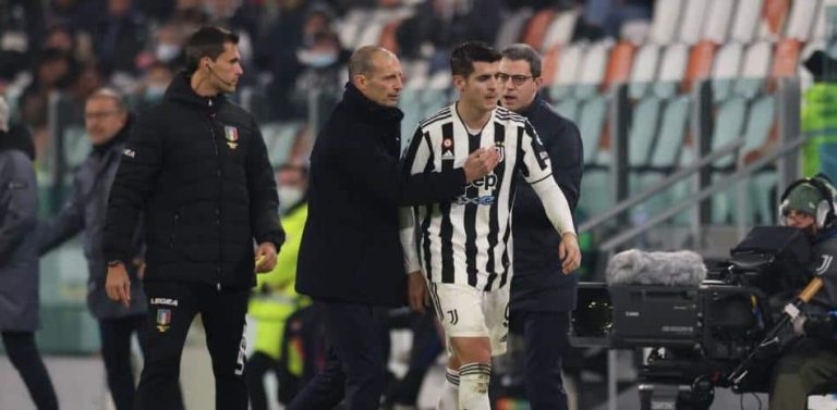 Allegri, sobre Morata: “No se mueve de aquí, discurso cerrado”