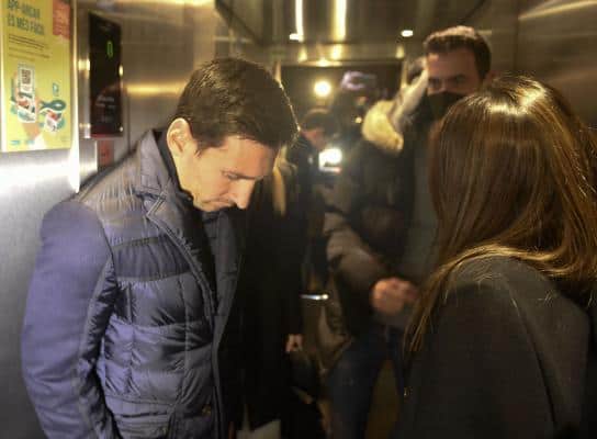 (FOTOS-VIDEO) Messi, en Barcelona junto a Xavi, Busquets y Jordi Alba