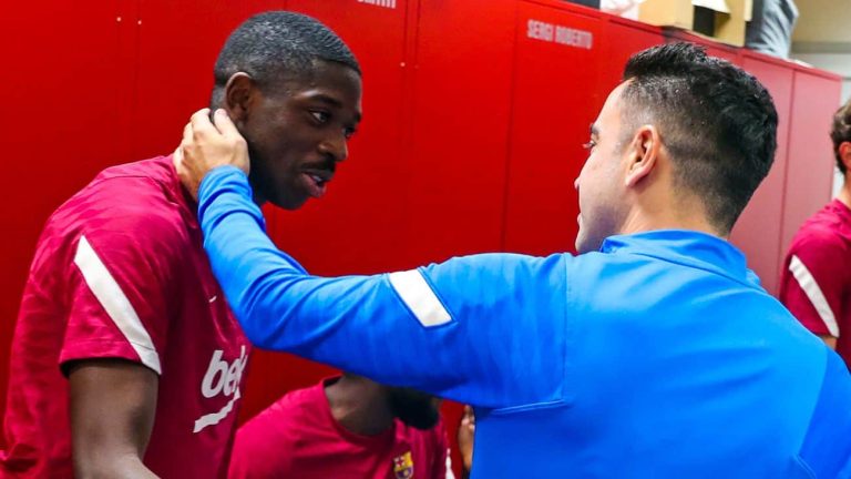 Xavi: “O Dembélé renueva o se le busca una salida ya”