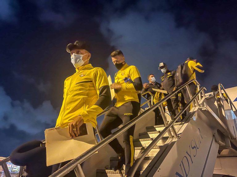 LIBERTADORES: Barcelona ya está en suelo uruguayo
