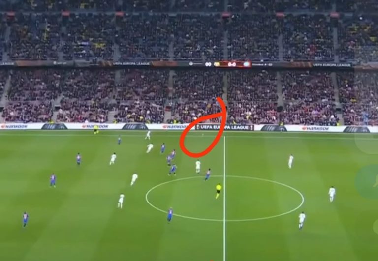(VIDEO) Europa League: 2 segundos y blooper en el Camp Nou