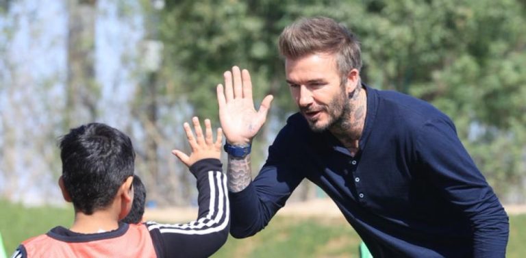Beckham cede su cuenta de Instagram a una doctora ucraniana