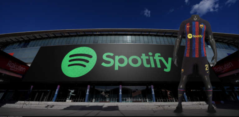 Acuerdo oficial de patrocinio Barça-Spotify