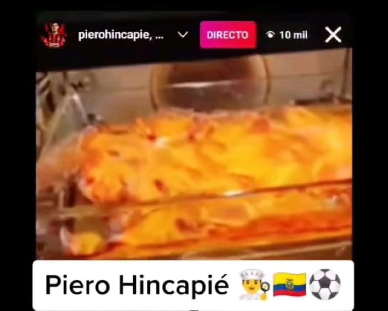 (VIDEO) Piero Hincapié, en modo chef