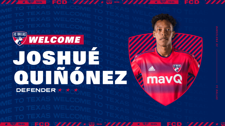 El FC Dallas oficializó a Joshué Quiñónez
