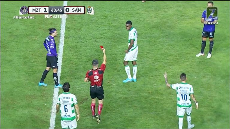 (VIDEO) Félix Torres fue expulsado en la derrota de Santos Laguna