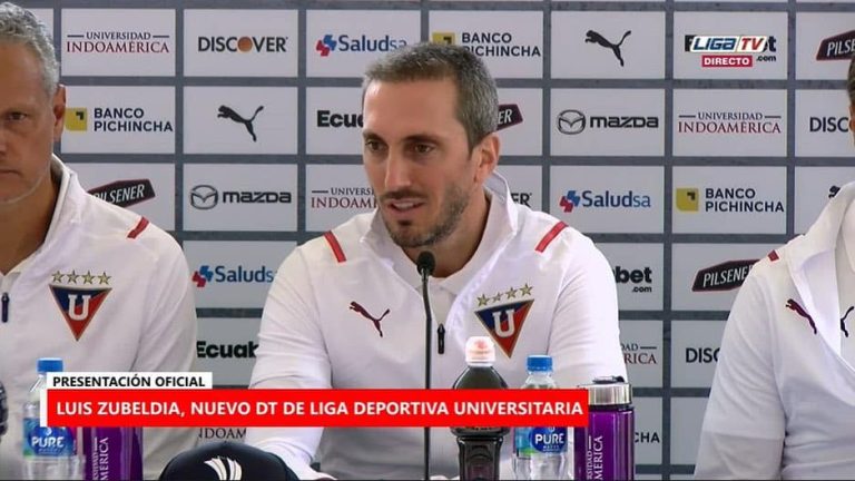 (VIDEO) Zubeldía: “Estoy feliz y emocionado… El predio de LDU es mi hábitat”