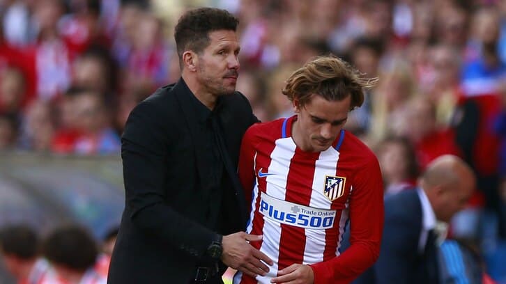 Simeone: “Griezmann es uno de los mejores jugadores del mundo”