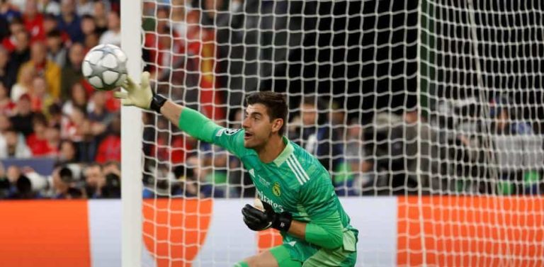 Courtois, baja en la concentración de Bélgica